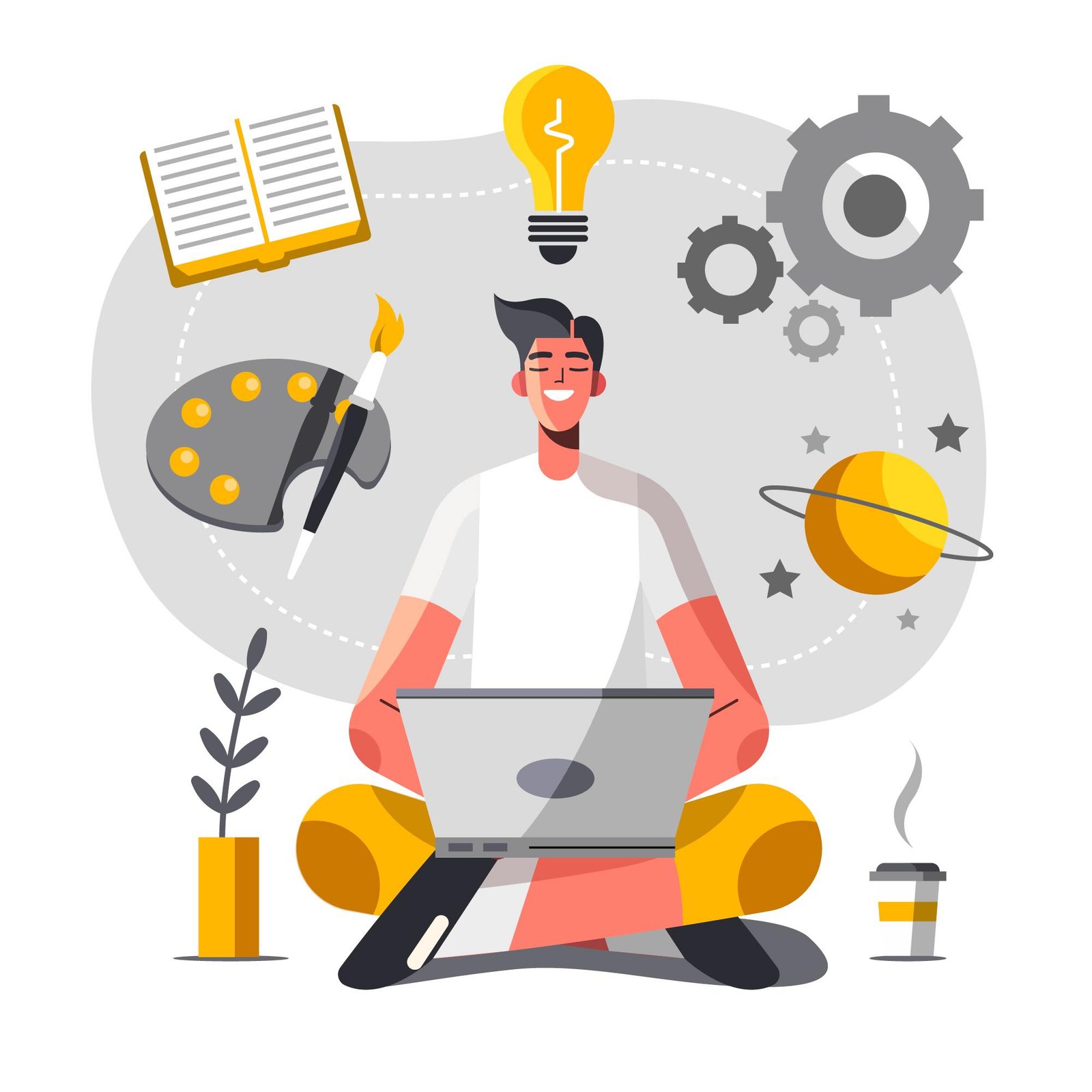 Business coaching illustration